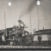 First through train at Fort William
