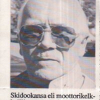 Article from Nils Inkala's column Relan Mietteita (Rela's Thoughts) in the Canadan Uutiset