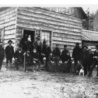 Miners at Silver Mountain, 1885