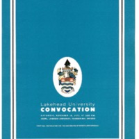 1972 Fall Convocation Program